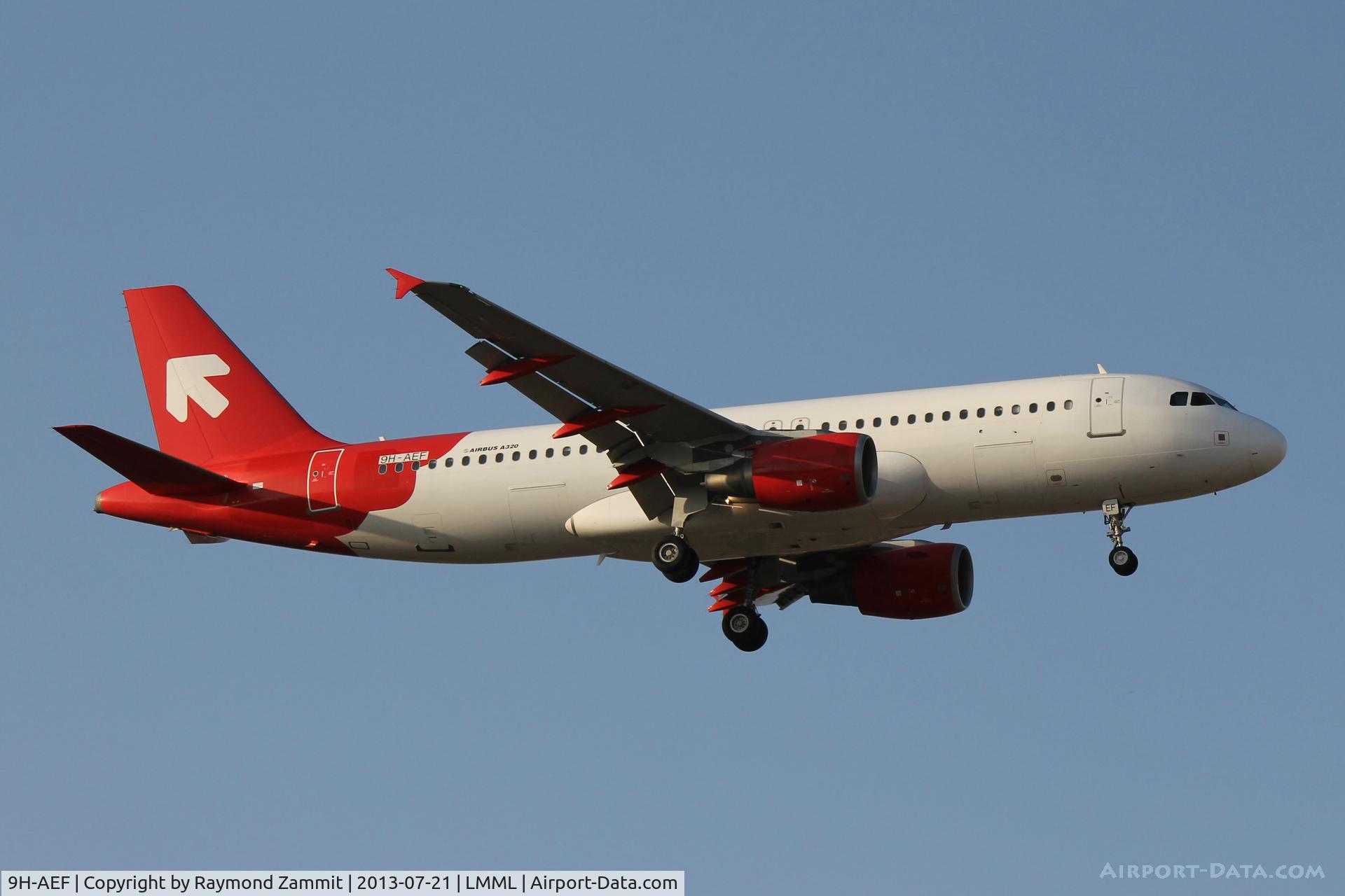 9H-AEF, 2003 Airbus A320-214 C/N 2142, A320 9H-AEF Air Malta