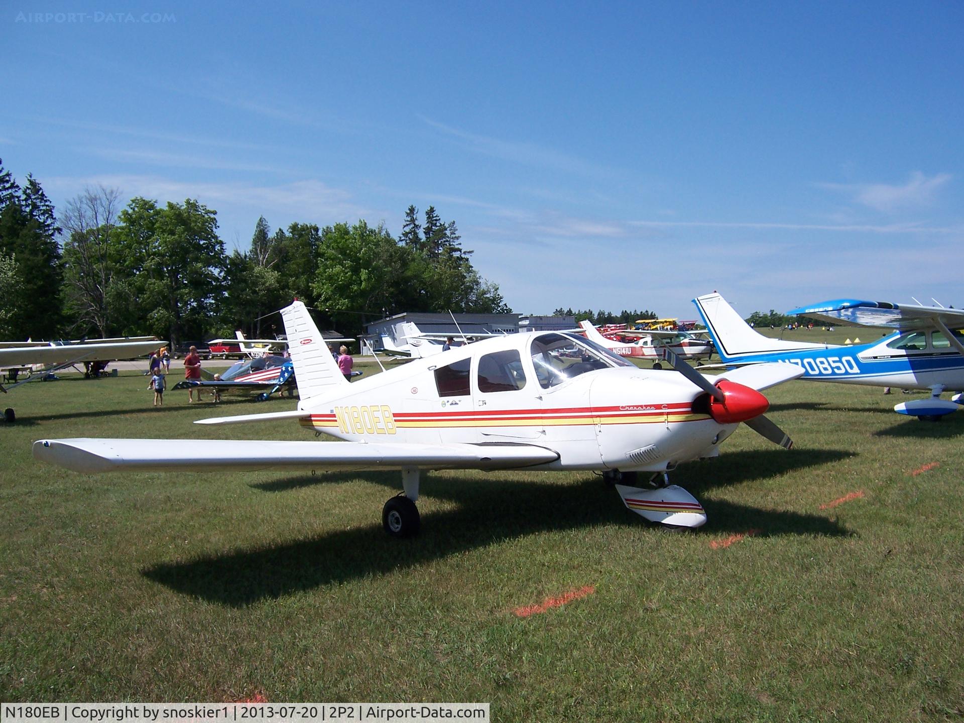 N180EB, 1965 Piper PA-28-180 C/N 28-2858, 60th Annual Washington Island fishboil