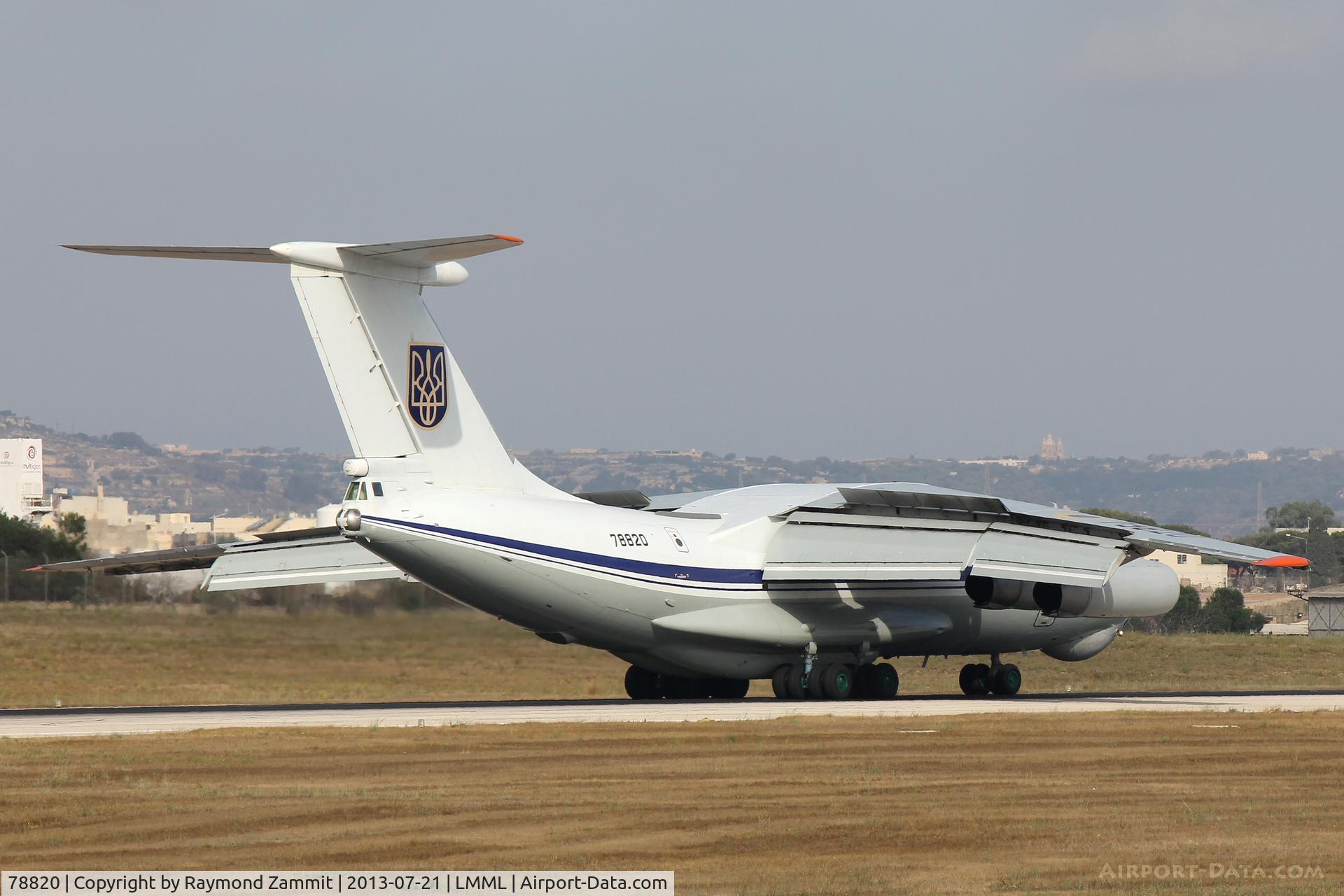 78820, 1989 Ilyushin Il-76MD C/N 0093496907, IL76 78820 Ukranian Air Force