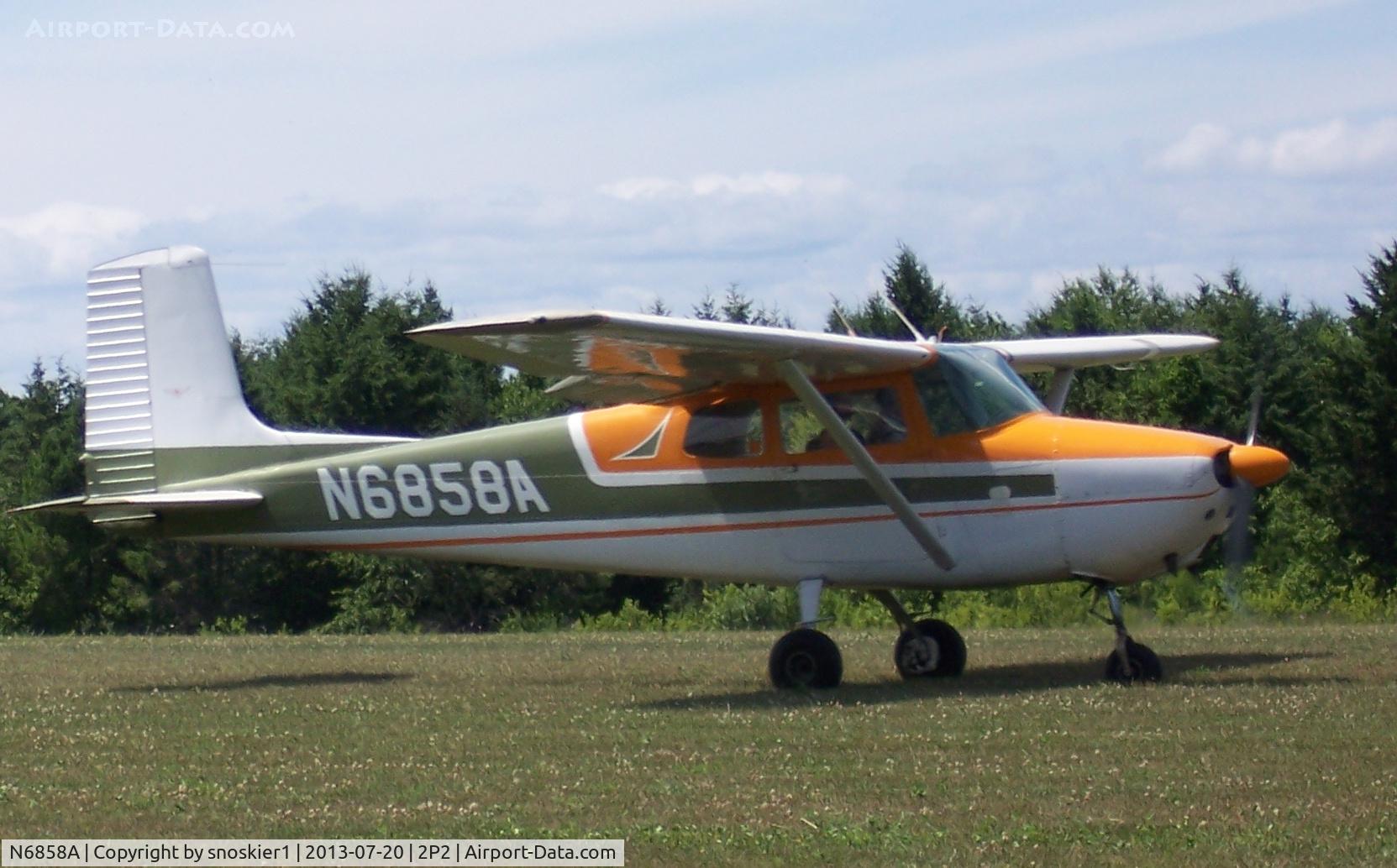 N6858A, 1956 Cessna 172 C/N 28958, 60th Annual Washington Island fishboil