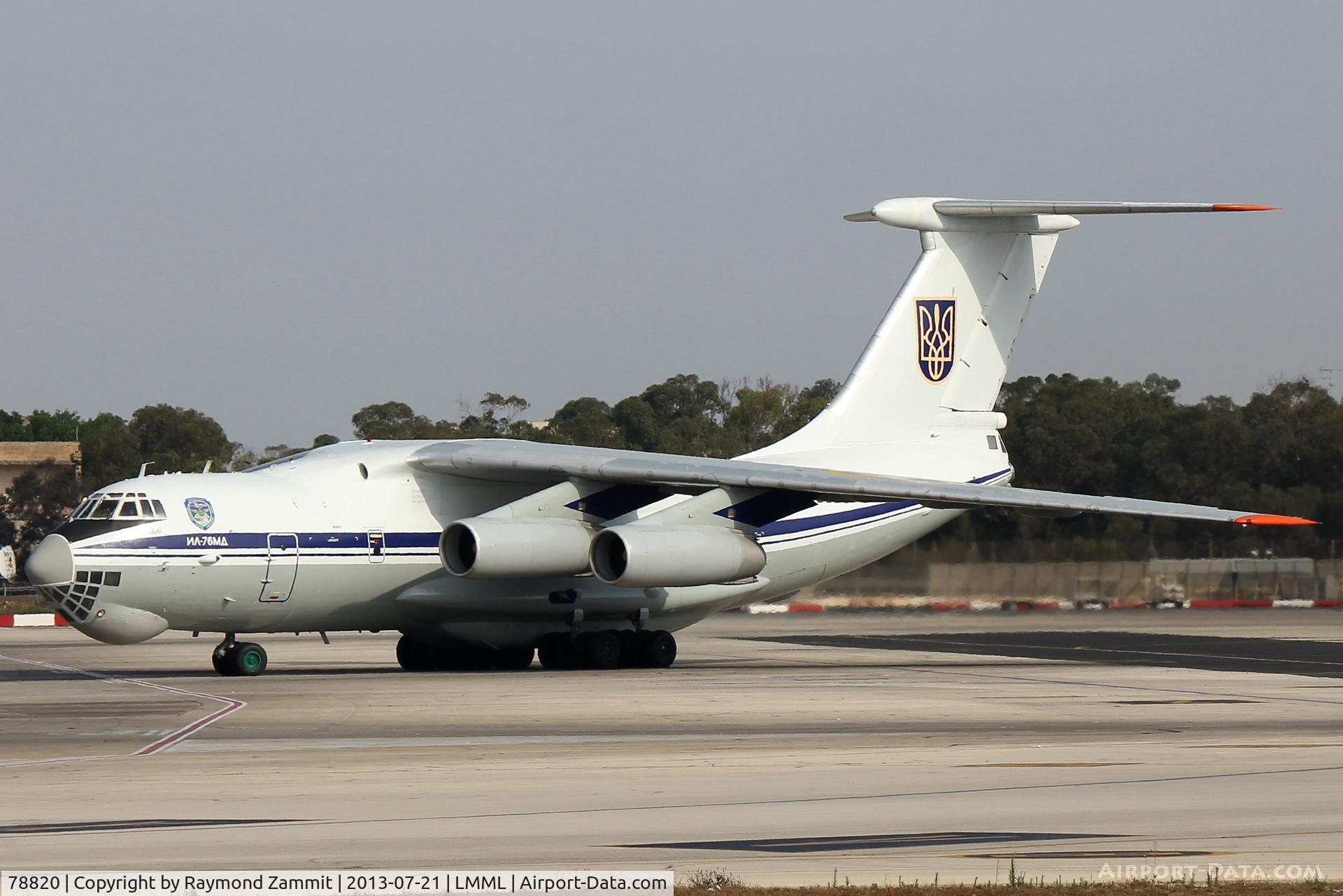 78820, 1989 Ilyushin Il-76MD C/N 0093496907, IL76 78820 Ukranain Air Force