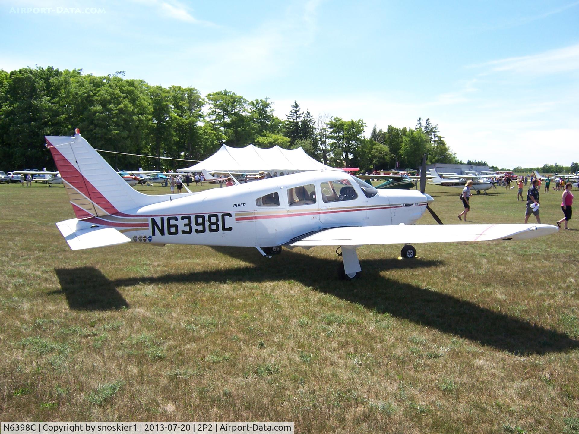 N6398C, 1978 Piper PA-28R-201 Cherokee Arrow III C/N 28R-7837165, 60th Annual Washington Island fishboil