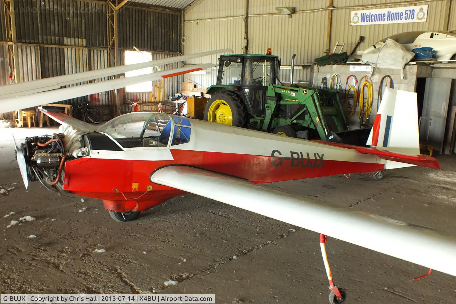 G-BUJX, 1977 Slingsby T-61F Venture T2 C/N 1873, Burn Gliding Club
