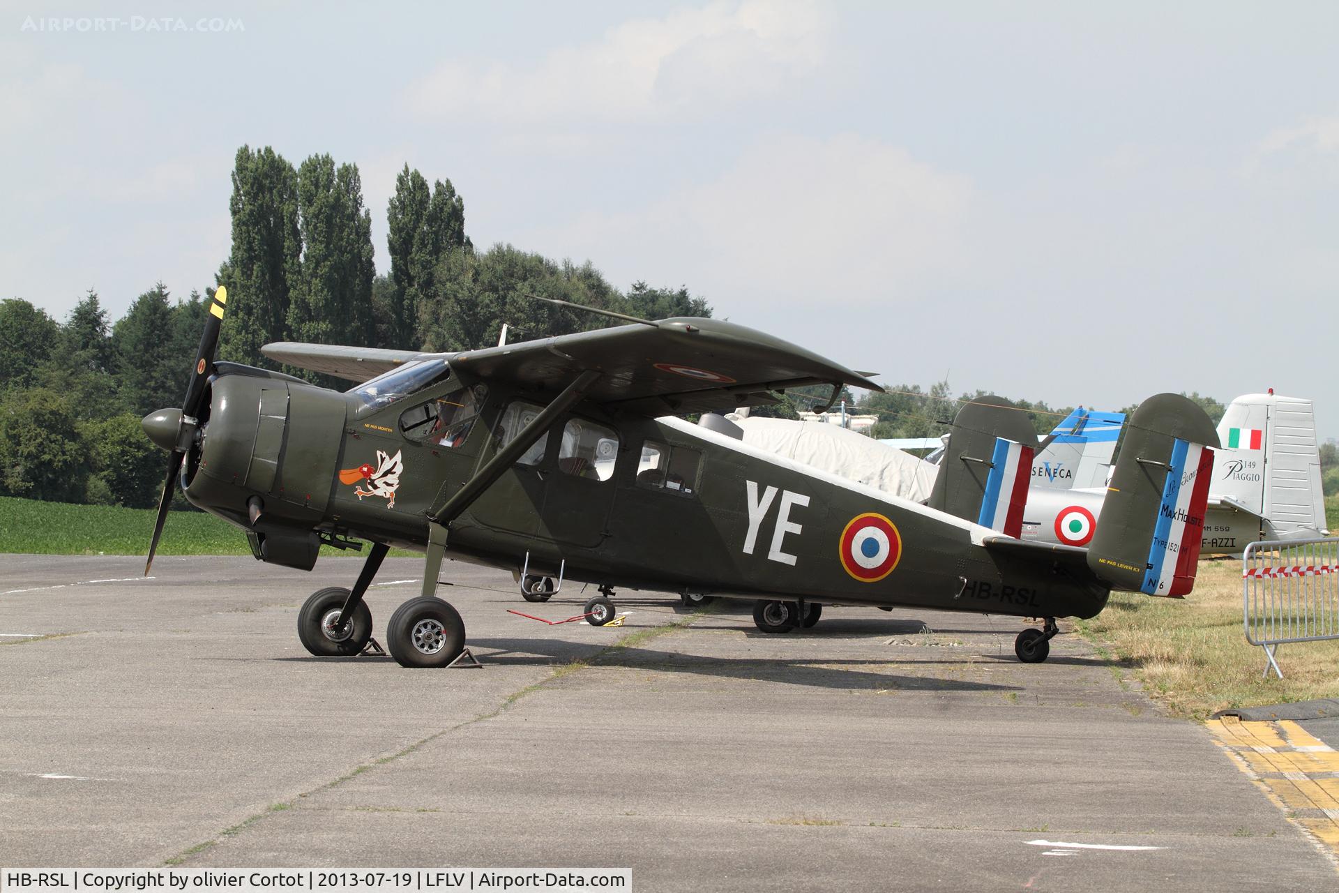 HB-RSL, 1956 Max Holste MH-1521 C1 Broussard C/N 6, Vichy RSA