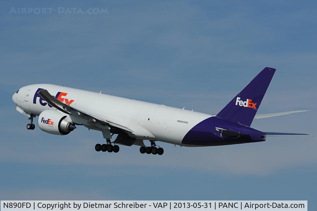 N890FD, 2012 Boeing 777-FS2 C/N 41439, Fedex Boeing 777-200