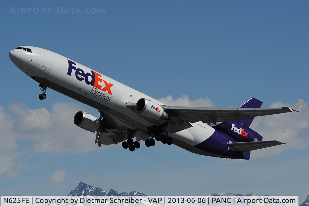 N625FE, 1996 McDonnell Douglas MD-11F C/N 48753, Fedex MD11