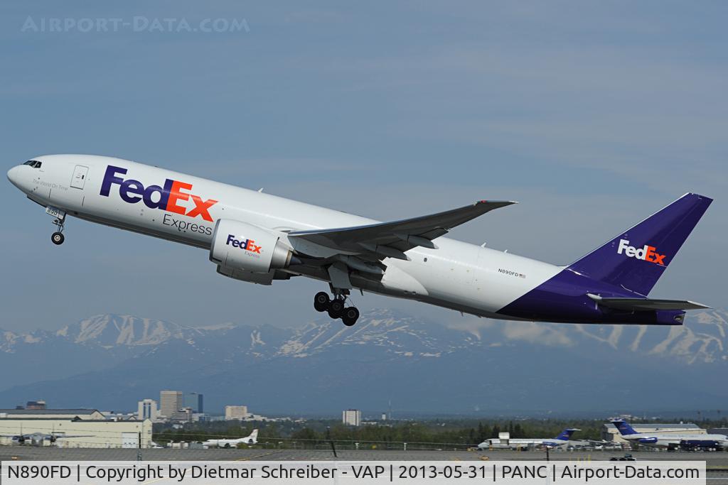 N890FD, 2012 Boeing 777-FS2 C/N 41439, Fedex Boeing 777-200