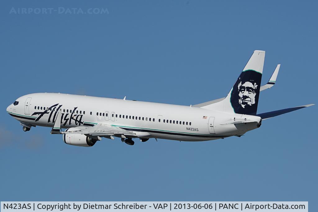 N423AS, 2013 Boeing 737-990/ER C/N 35206, Alaska Airlines Boeing 737-900