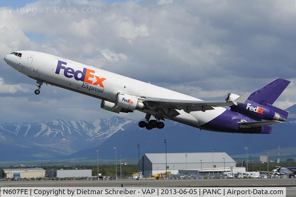 N607FE, 1992 McDonnell Douglas MD-11F C/N 48547, Fedex MD11
