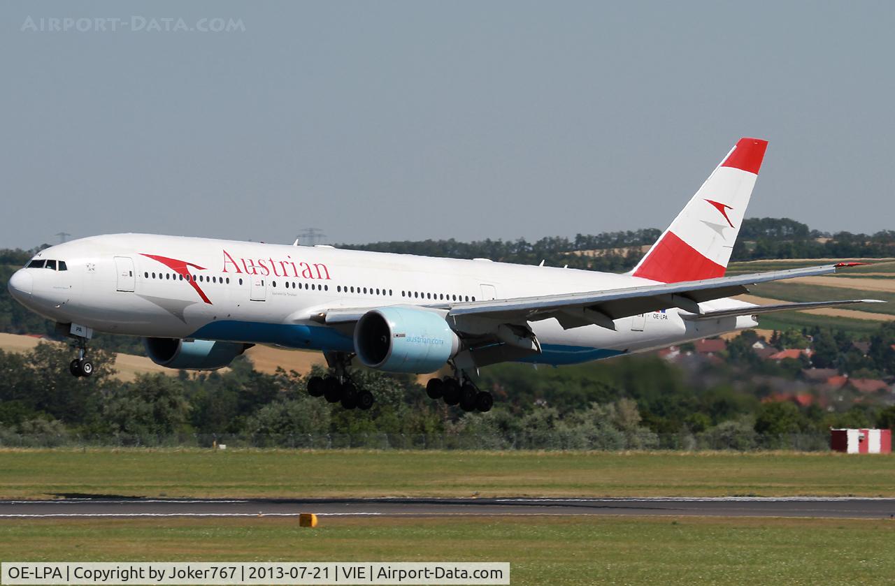 OE-LPA, 1997 Boeing 777-2Z9/ER C/N 28698, Austrian Airlines