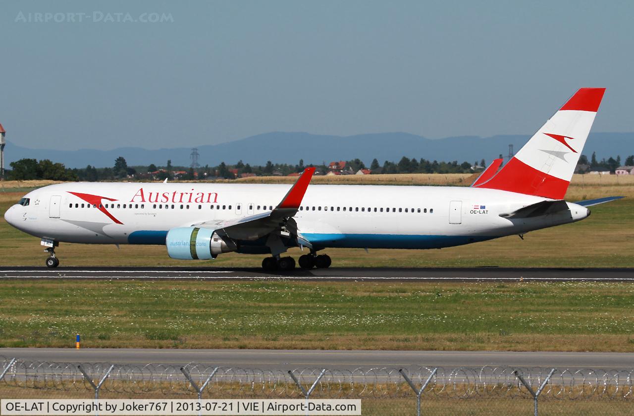 OE-LAT, 1991 Boeing 767-31A C/N 25273, Austrian Airlines