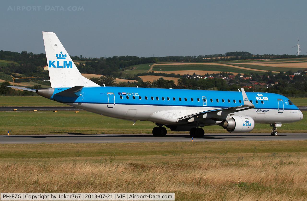 PH-EZG, 2009 Embraer 190LR (ERJ-190-100LR) C/N 19000315, KLM - Royal Dutch Airlines