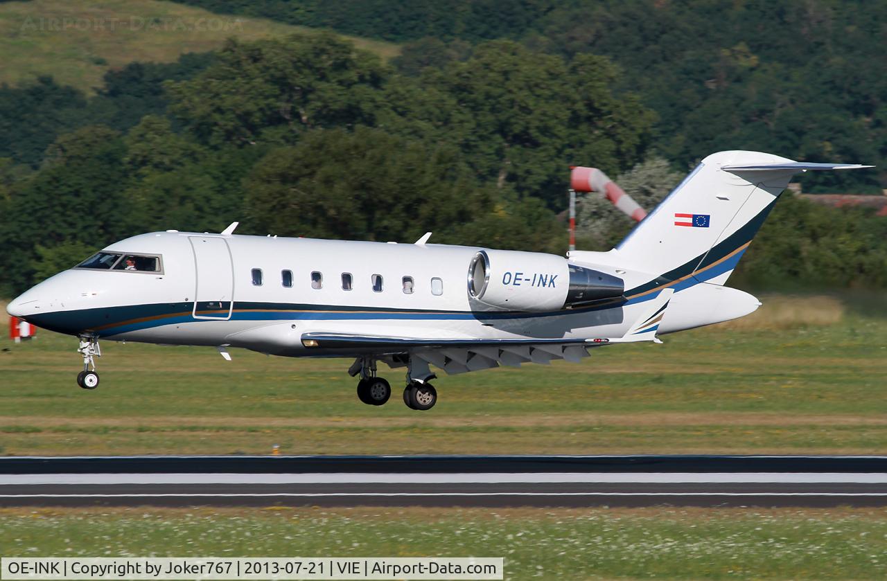 OE-INK, 2009 Bombardier Challenger 605 (CL-600-2B16) C/N 5825, Transair