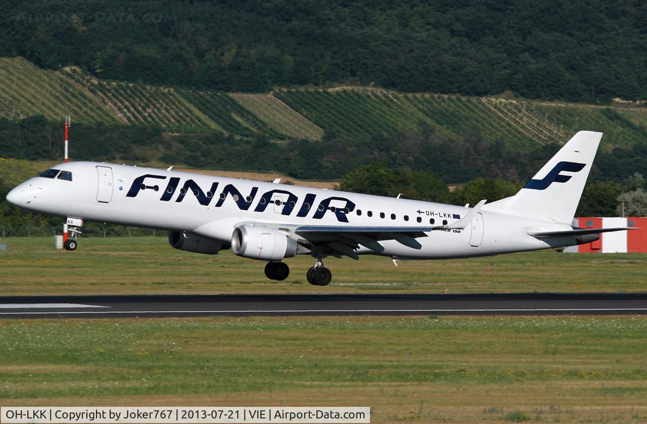 OH-LKK, 2007 Embraer 190LR (ERJ-190-100LR) C/N 19000127, Finnair