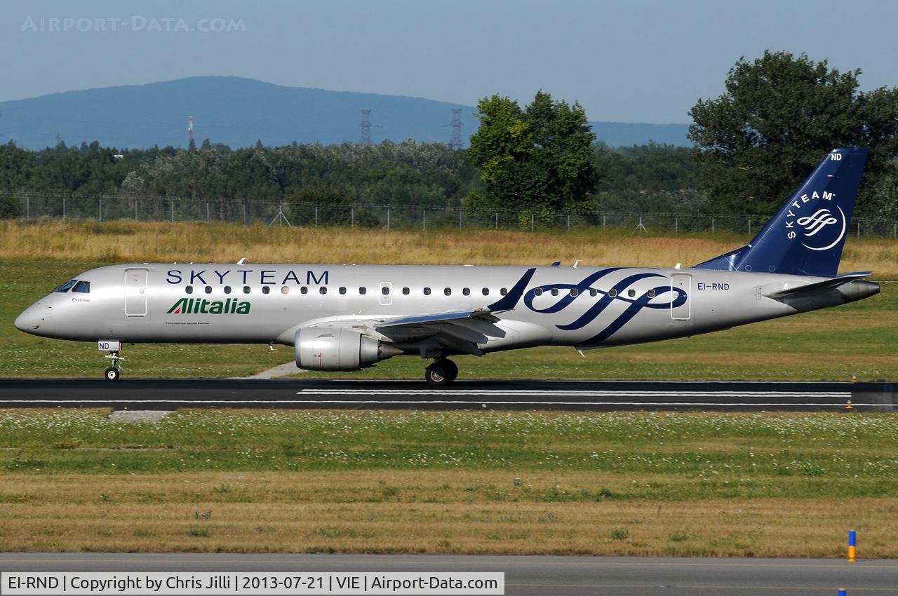 EI-RND, 2012 Embraer 190LR (ERJ-190-100LR) C/N 19000512, Alitalia