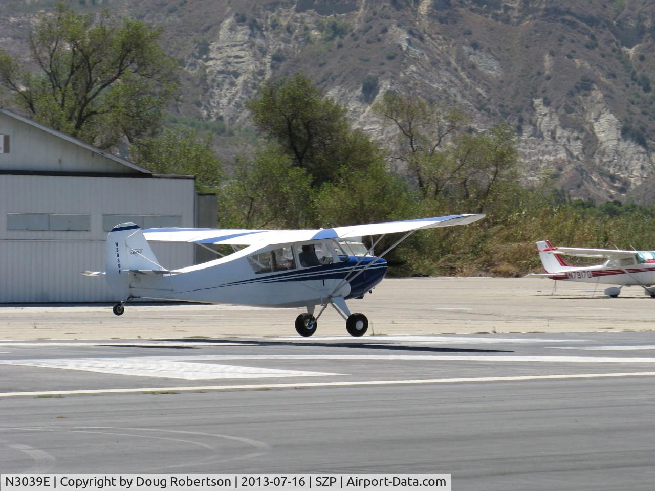 N3039E, 1946 Aeronca 7AC Champion C/N 7AC-6625, 1946 Aeronca 7AC CHAMPION, Continental O-200 100 Hp upgrade by STC, landing Rwy 22