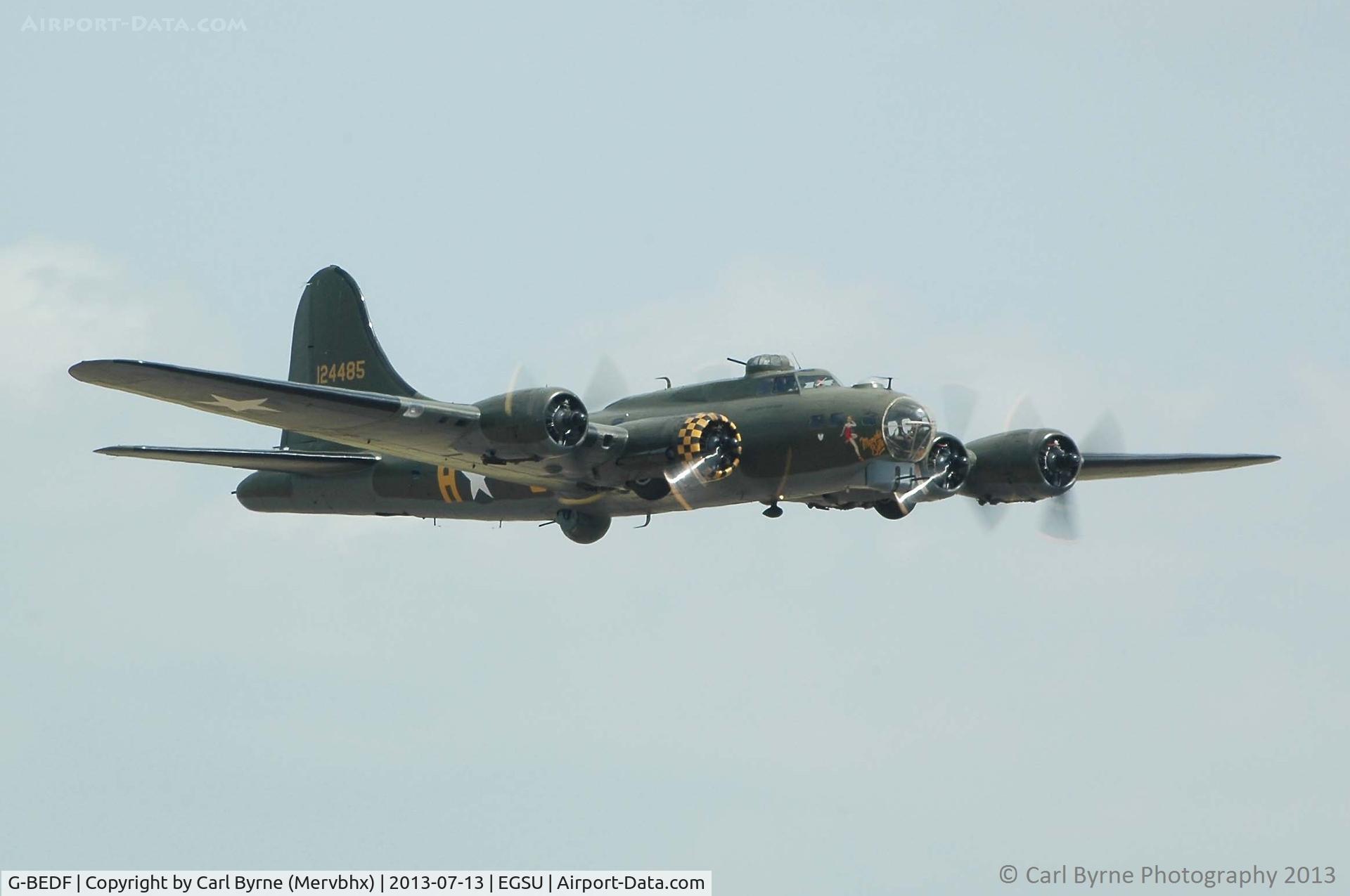 G-BEDF, 1944 Boeing B-17G Flying Fortress C/N 8693, Flying as part of the 