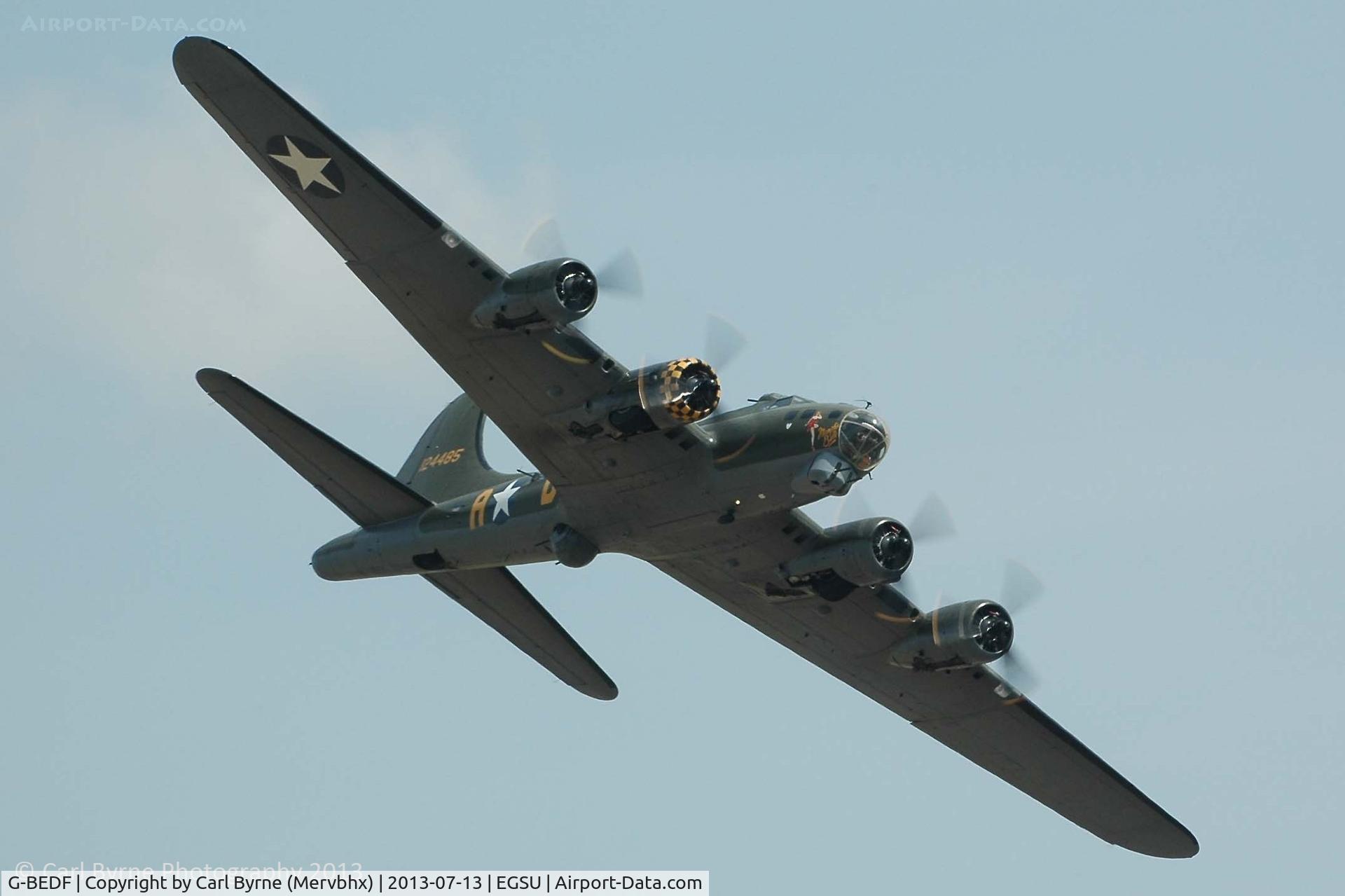 G-BEDF, 1944 Boeing B-17G Flying Fortress C/N 8693, Flying as part of the 