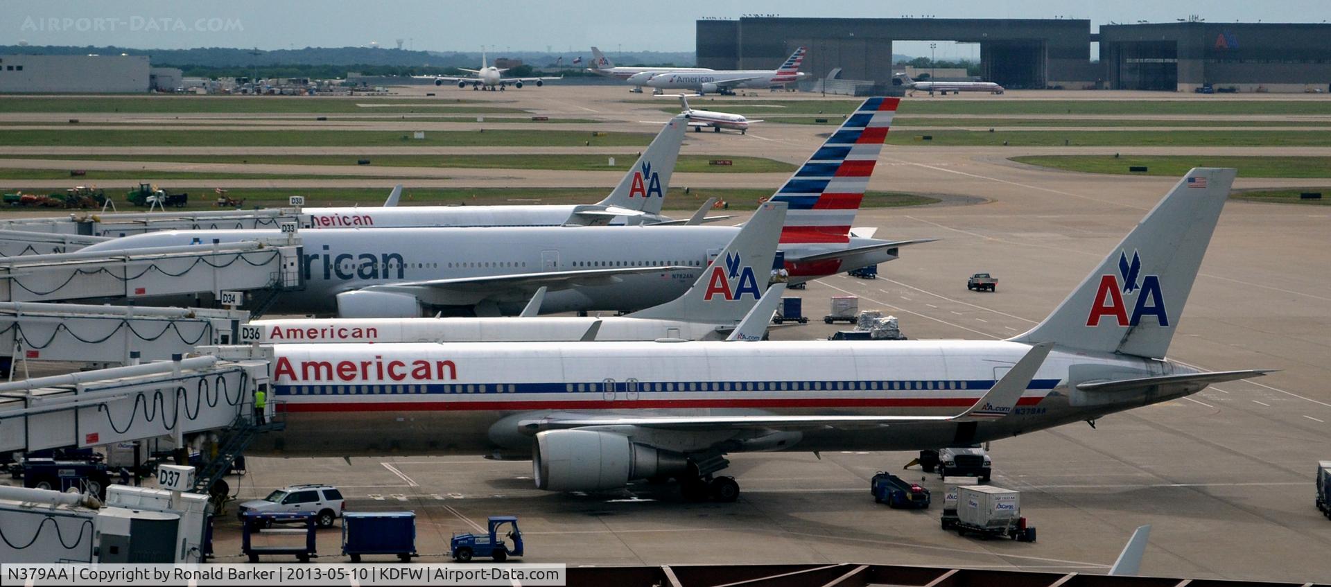 N379AA, 1993 Boeing 767-323/ER C/N 25448, Gate D36  DFW