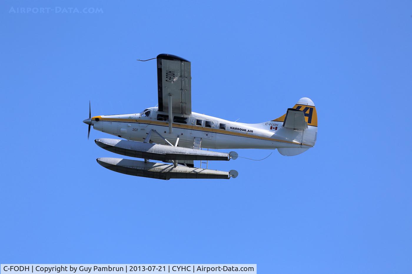 C-FODH, 1952 De Havilland Canada DHC-3T Vazar Turbine Otter Otter C/N 3, On the way to Nanaimo or Victoria from Vancouver Harbor