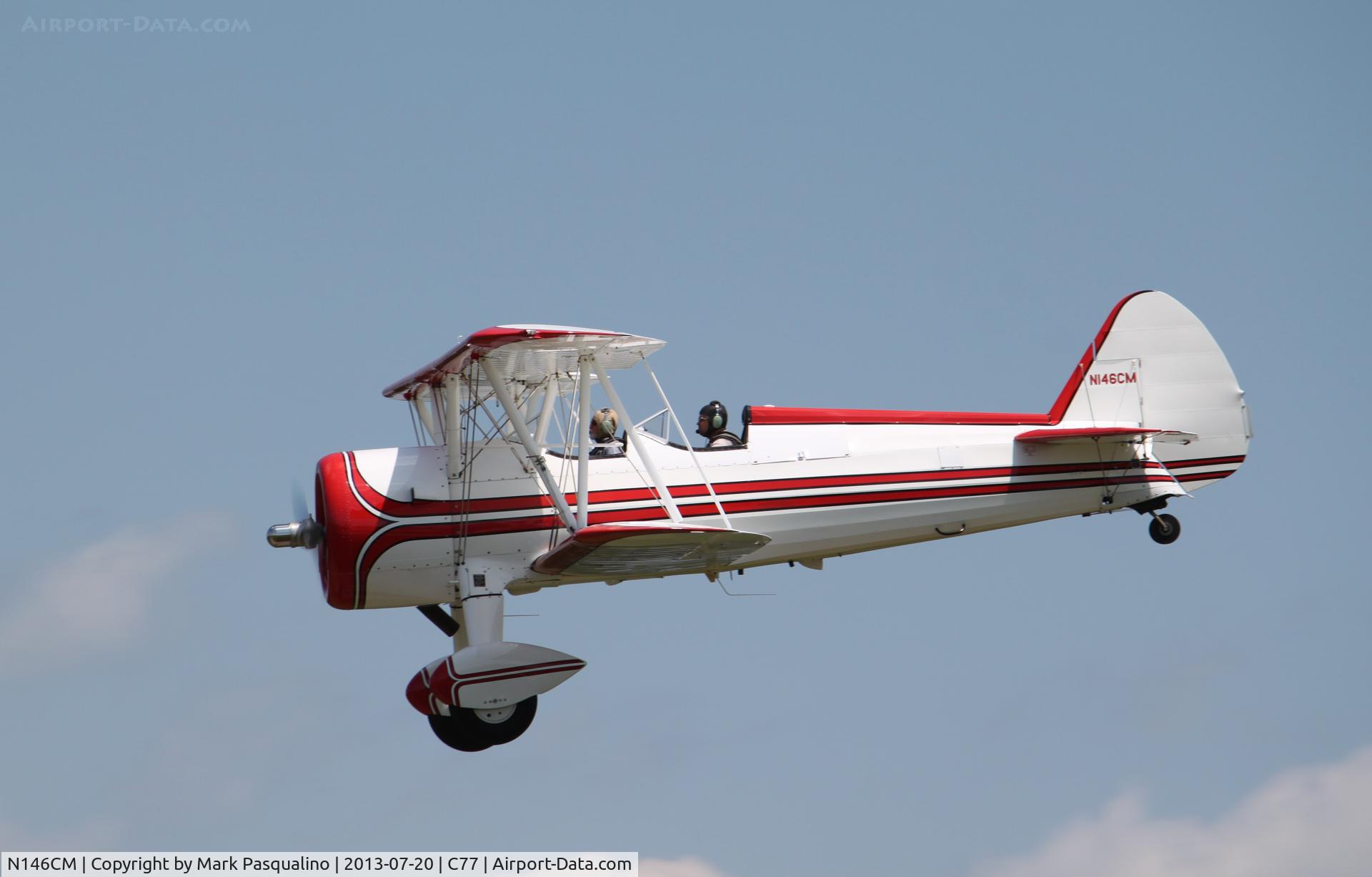 N146CM, 1942 Boeing A75N1 (PT-17) C/N 75-3268, Stearman