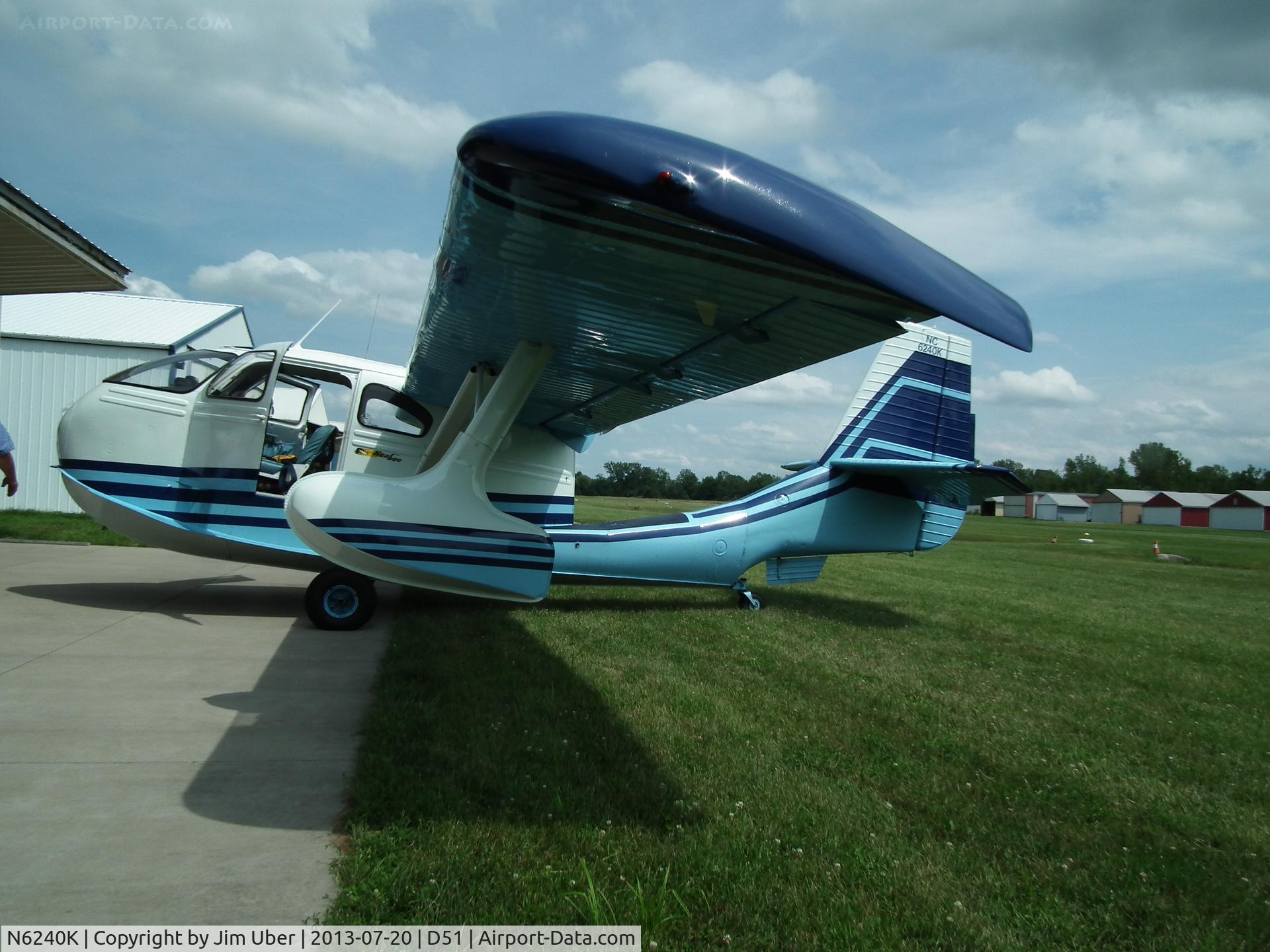 N6240K, 1947 Republic RC-3 Seabee C/N 443, Finally on Mike's ramp at Clarence