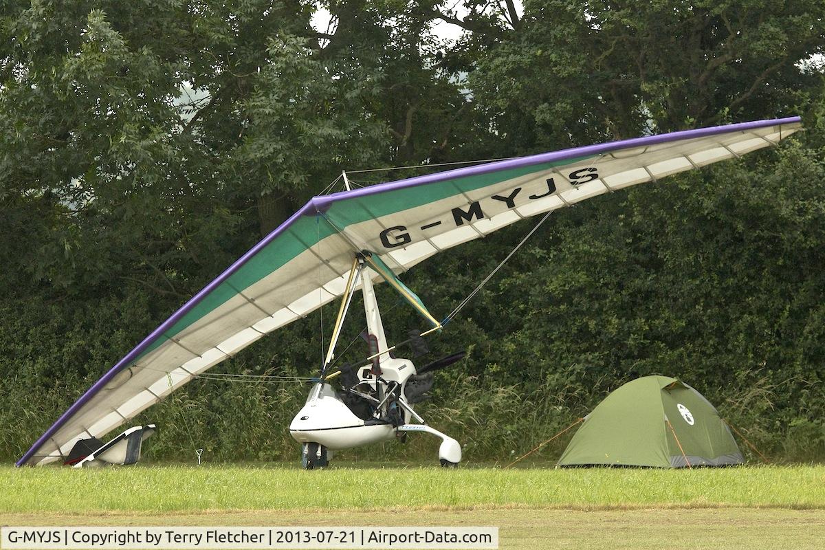 G-MYJS, 1993 Solar Wings Pegasus Quasar IITC C/N 6581, At 2013 Stoke Golding Stakeout