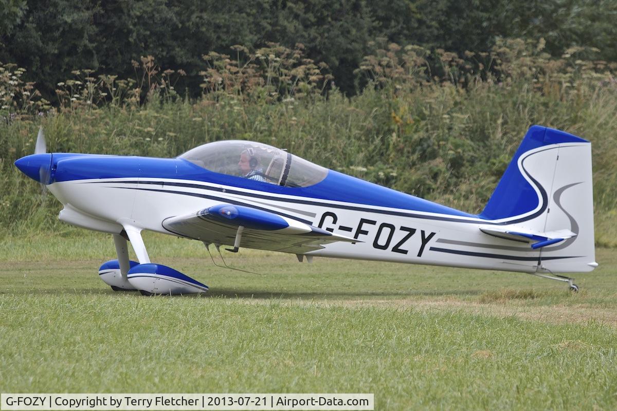 G-FOZY, 2012 Vans RV-7 C/N PFA 323-14150, At 2013 Stoke Golding Stakeout