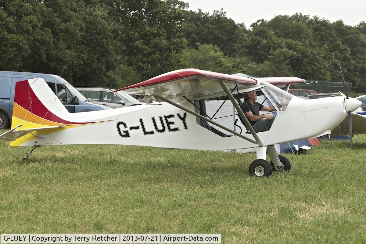 G-LUEY, 2010 Rans S-7S Courier C/N LAA 218-14772, At 2013 Stoke Golding Stakeout