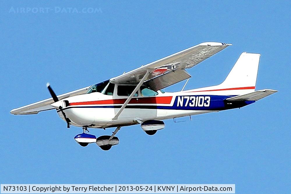N73103, 1976 Cessna 172M C/N 17267267, At Van Nuys Airport in May 2013