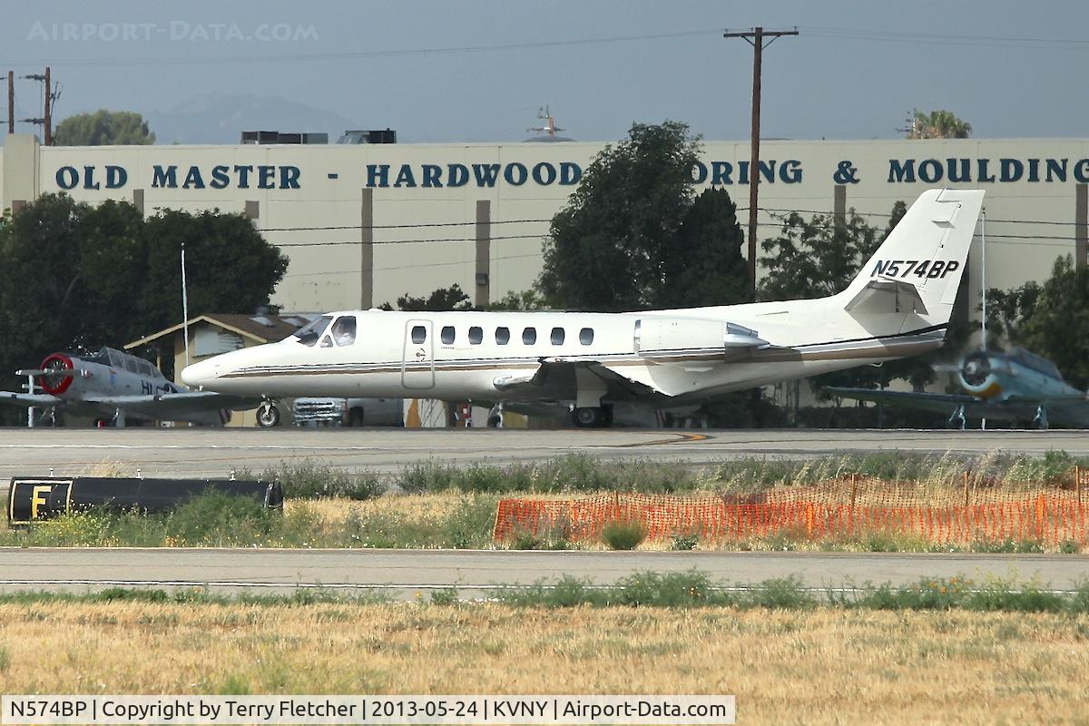 N574BP, 1989 Cessna 560 Citation V C/N 560-0022, At Van Nuys Airport in May 2013