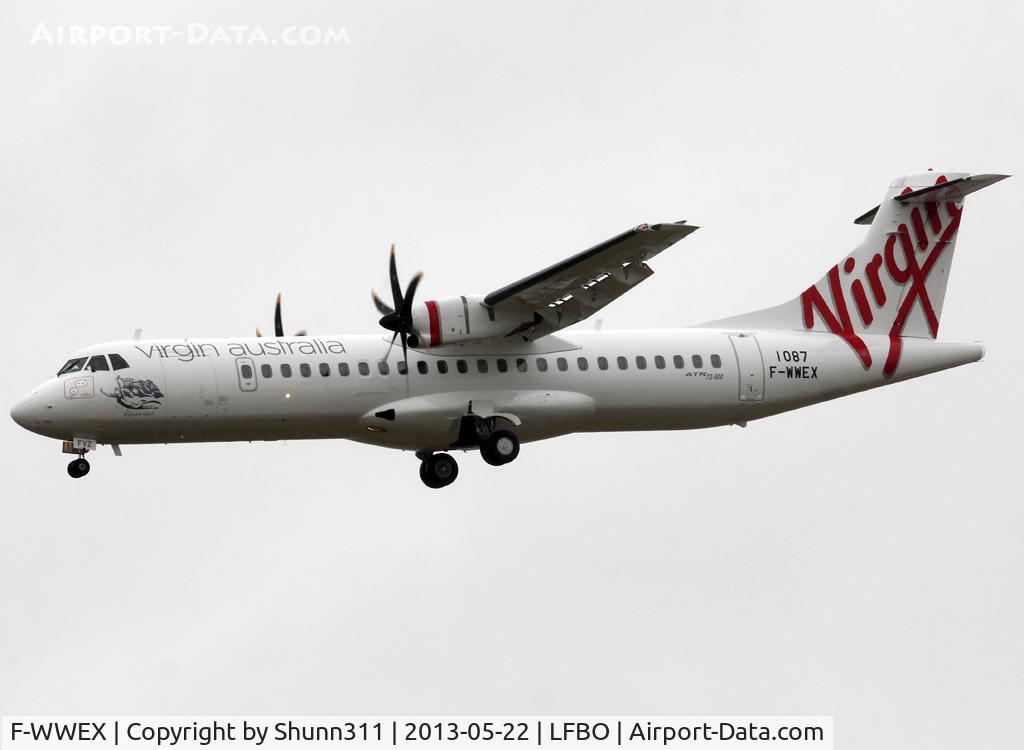 F-WWEX, 2013 ATR 72-600 (72-212A) C/N 1087, C/n 1087 - To be PH-FVZ