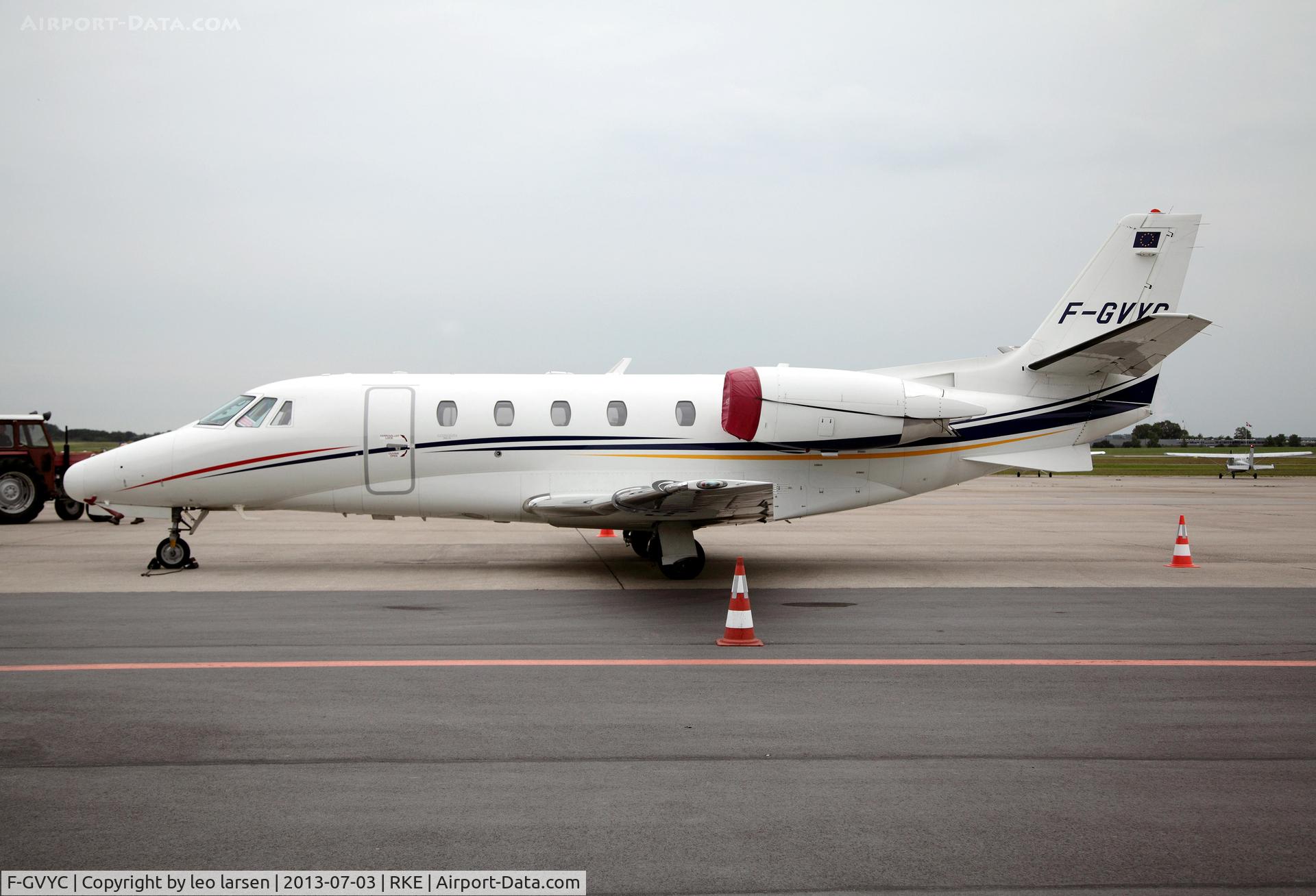 F-GVYC, 2007 Cessna 560 Citation Excel C/N 560-5682, Roskilde Denmark 3.7.13