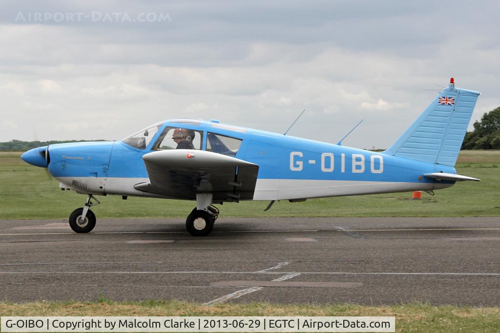 G-OIBO, 1966 Piper PA-28-180 Cherokee C/N 28-3794, Piper PA-28-180 Cherokee, Cranfield Airport, June 2013.