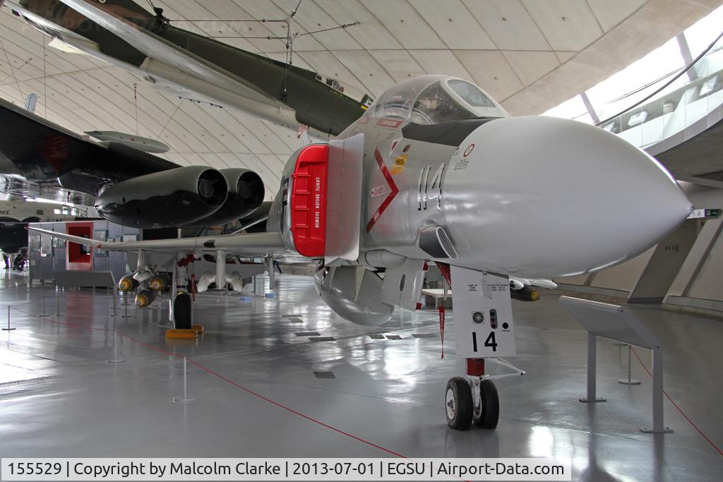 155529, McDonnell F-4J Phantom II C/N 2746, McDonnell Douglas F-4J Phantom II in the American Air Museum, Duxford Airfield, July 2013.