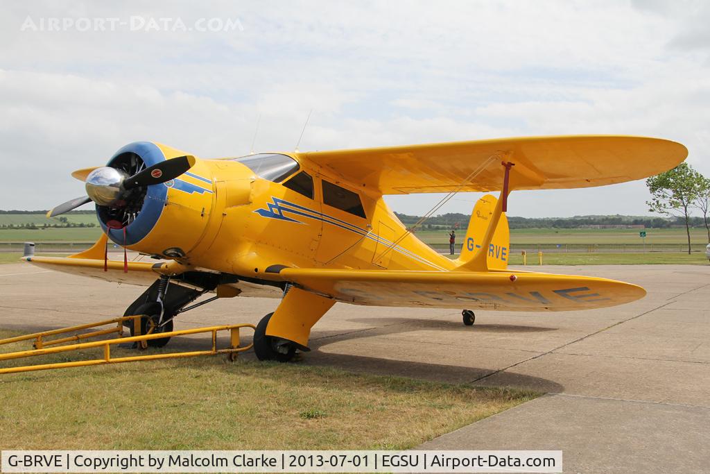 G-BRVE, 1945 Beech D17S Staggerwing C/N 6701, Beech D17S Staggerwing at The Imperial War Museum, Duxford July 2013.