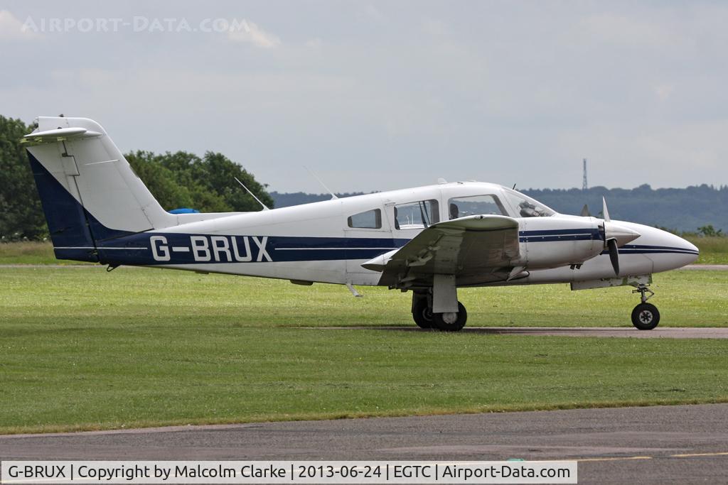 G-BRUX, 1978 Piper PA-44-180 Seminole C/N 44-7995151, Piper PA-44-180 Seminole, Cranfield Airport, June 2013.