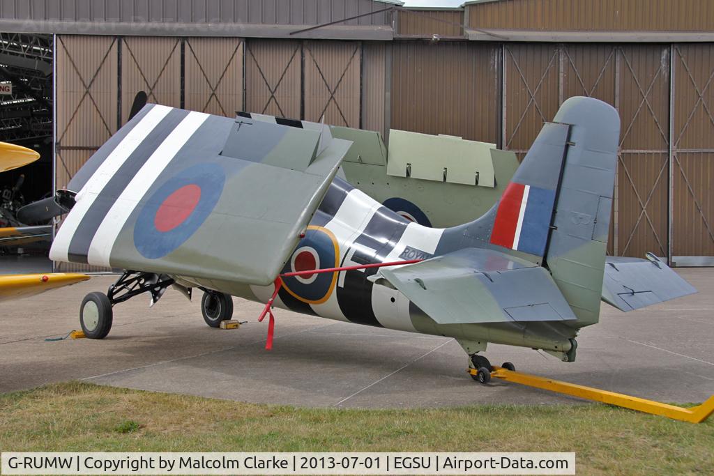 G-RUMW, 1944 General Motors (Grumman) FM-2 Wildcat C/N 5765, Grumman (General Motors) FM-2 Wildcat, Imperial War Museum, Duxford July 2013.