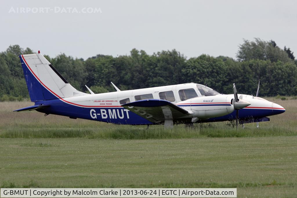 G-BMUT, 1975 Piper PA-34-200T Seneca II C/N 34-7570320, Piper PA-34-200T Senaca II. Cranfield Airport, June 2013,