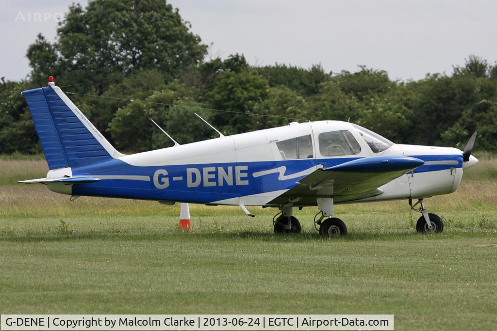 G-DENE, 1966 Piper PA-28-140 Cherokee C/N 28-21710, Piper PA-28-140 Cherokee, Cranfield Airport, June 2013.