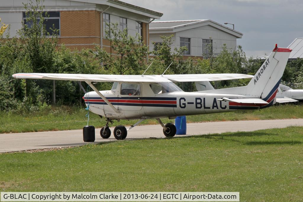 G-BLAC, 1980 Reims FA152 Aerobat C/N 0370, Reims FA152 Aerobat, Cranfield Airport, June 2013.