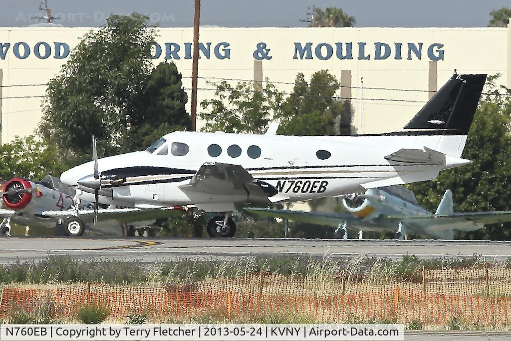 N760EB, 1981 Beech C90 King Air C/N LJ-933, At Van Nuys