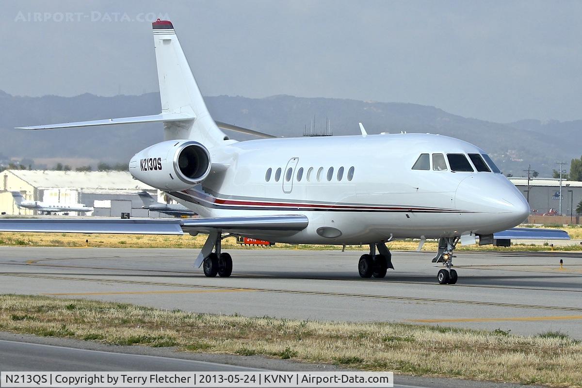 N213QS, 2000 Dassault Falcon 2000 C/N 113, At Van Nuys