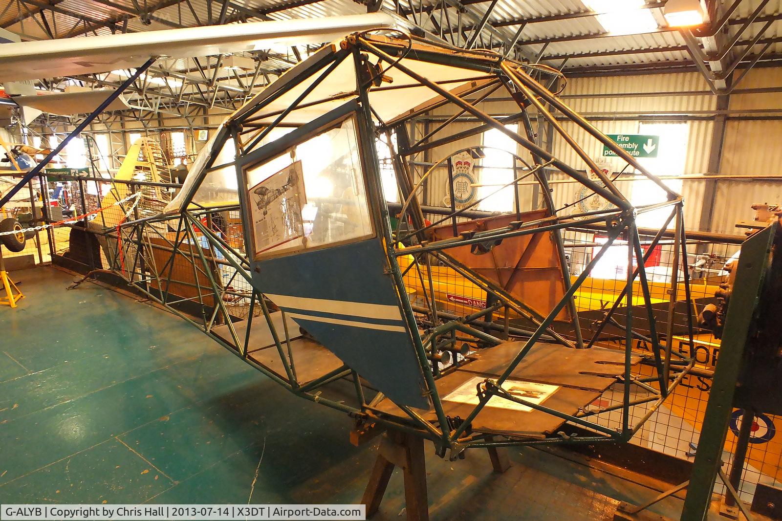 G-ALYB, 1944 Taylorcraft J Auster 5 C/N 1173, preserved at the South Yorkshire Aircraft Museum, AeroVenture, Doncaster