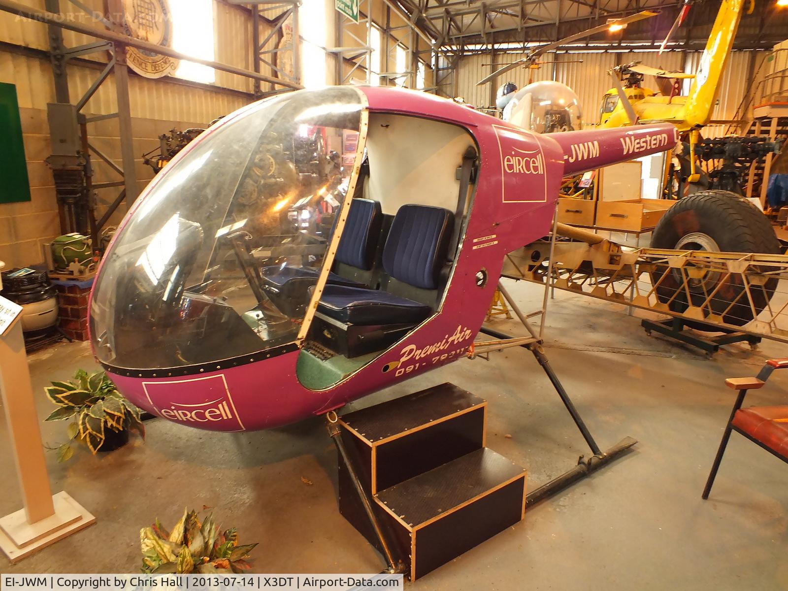 EI-JWM, Robinson R22 Beta C/N 1386, preserved at the South Yorkshire Aircraft Museum, AeroVenture, Doncaster