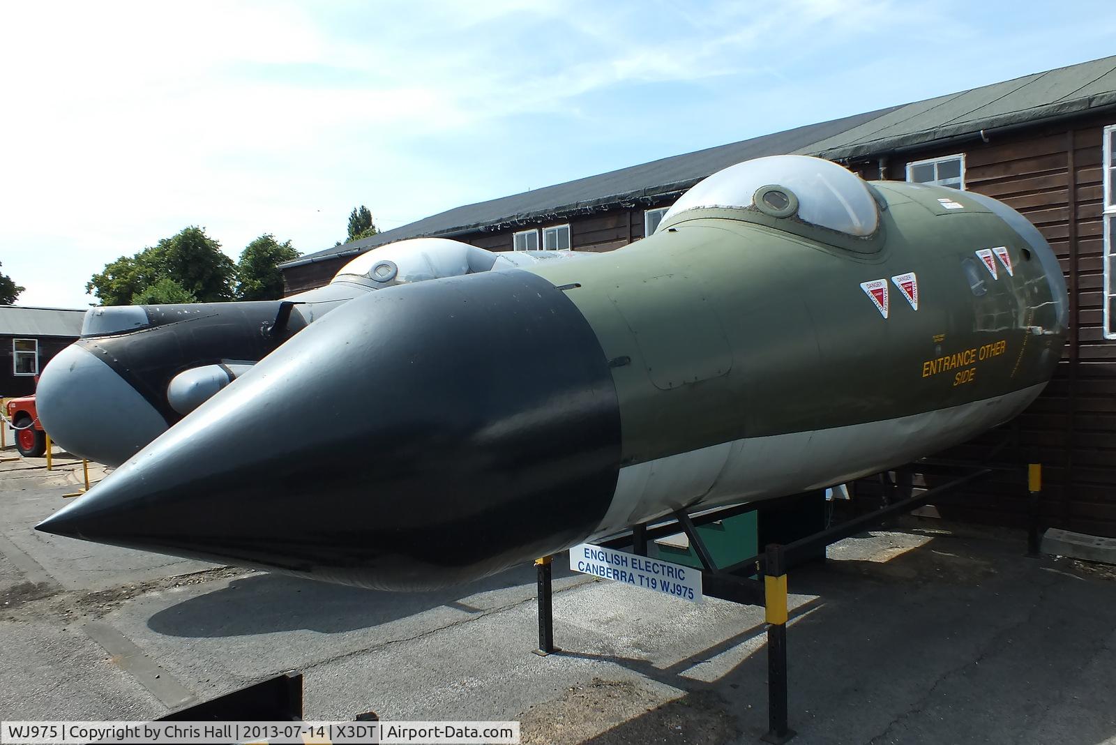 WJ975, 1953 English Electric Canberra T.19 C/N R3/EA3/6600, preserved at the South Yorkshire Aircraft Museum, AeroVenture, Doncaster