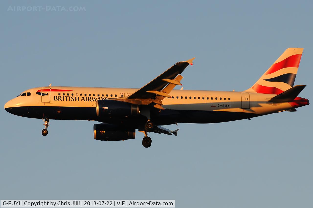 G-EUYI, 2010 Airbus A320-232 C/N 4306, British Airways