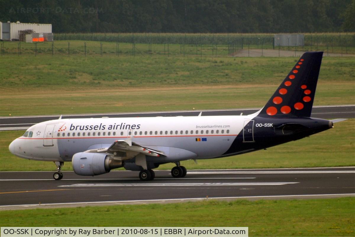 OO-SSK, 2000 Airbus A319-112 C/N 1336, Airbus A319-112 [1336] (Brussels Airlines) Brussels~OO 15/08/2010