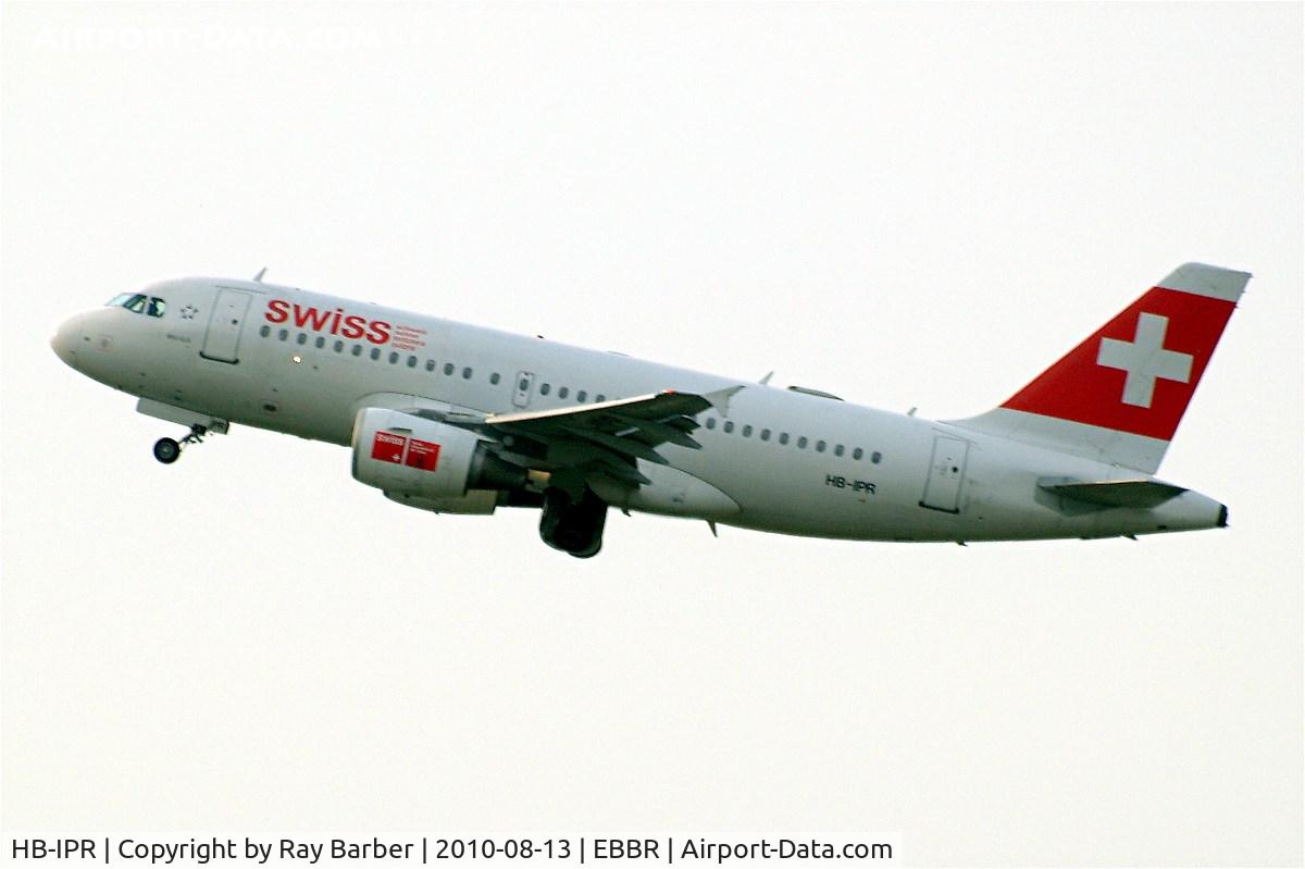 HB-IPR, 1999 Airbus A319-112 C/N 1018, Airbus A319-112 [1018] (Swiss International Air Lines) Brussels~OO 13/08/2010