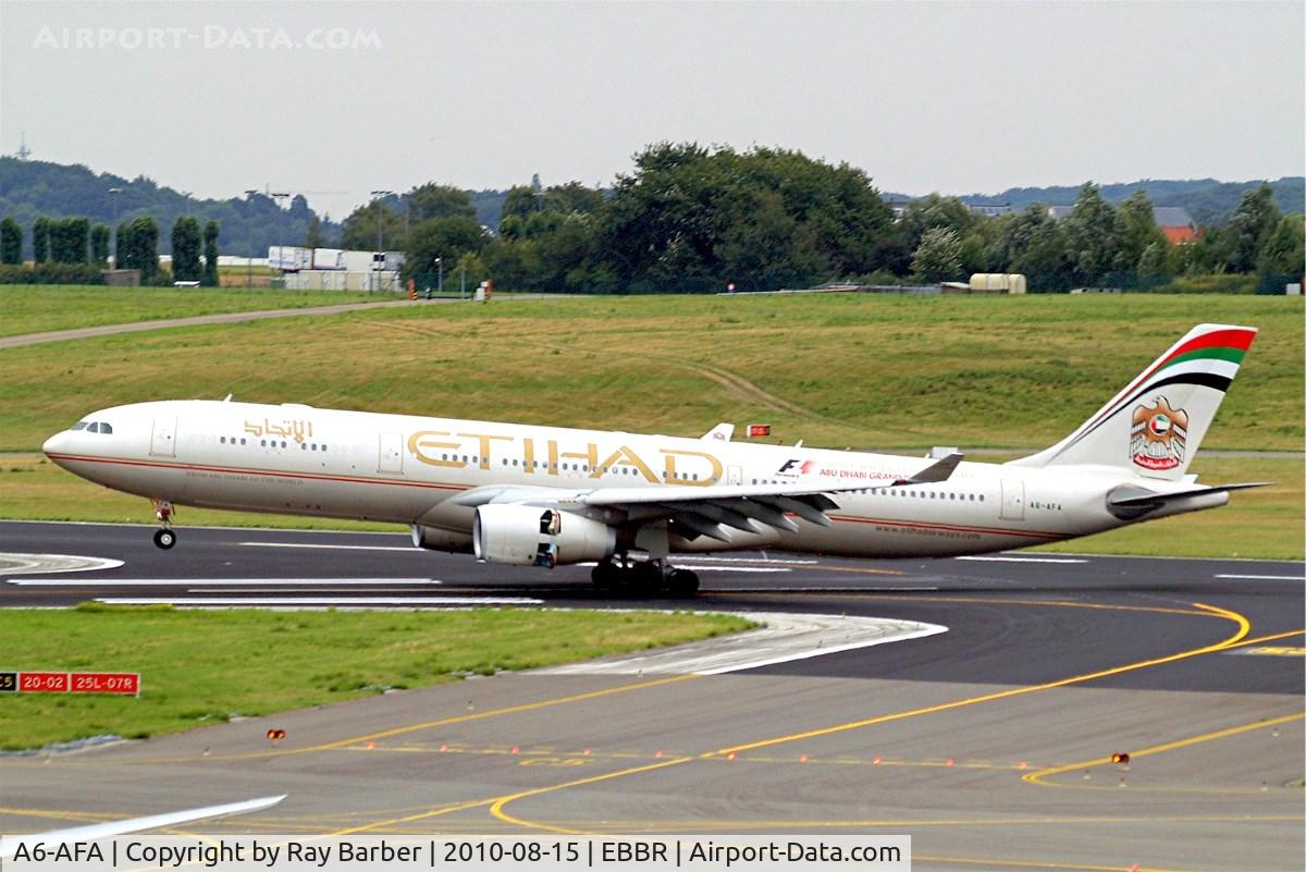 A6-AFA, 2009 Airbus A330-343X C/N 1071, Airbus A330-343X [1071] (Etihad Airways) Brussels~OO 15/08/2010